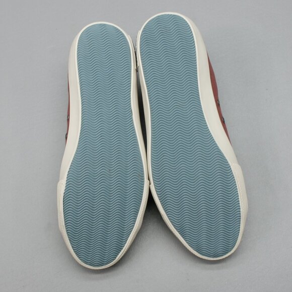 SeaVees Ladies 10 Monterey Standard Red Cotton Canvas Tennis Gym Shoes Sneakers - Picture 9 of 12